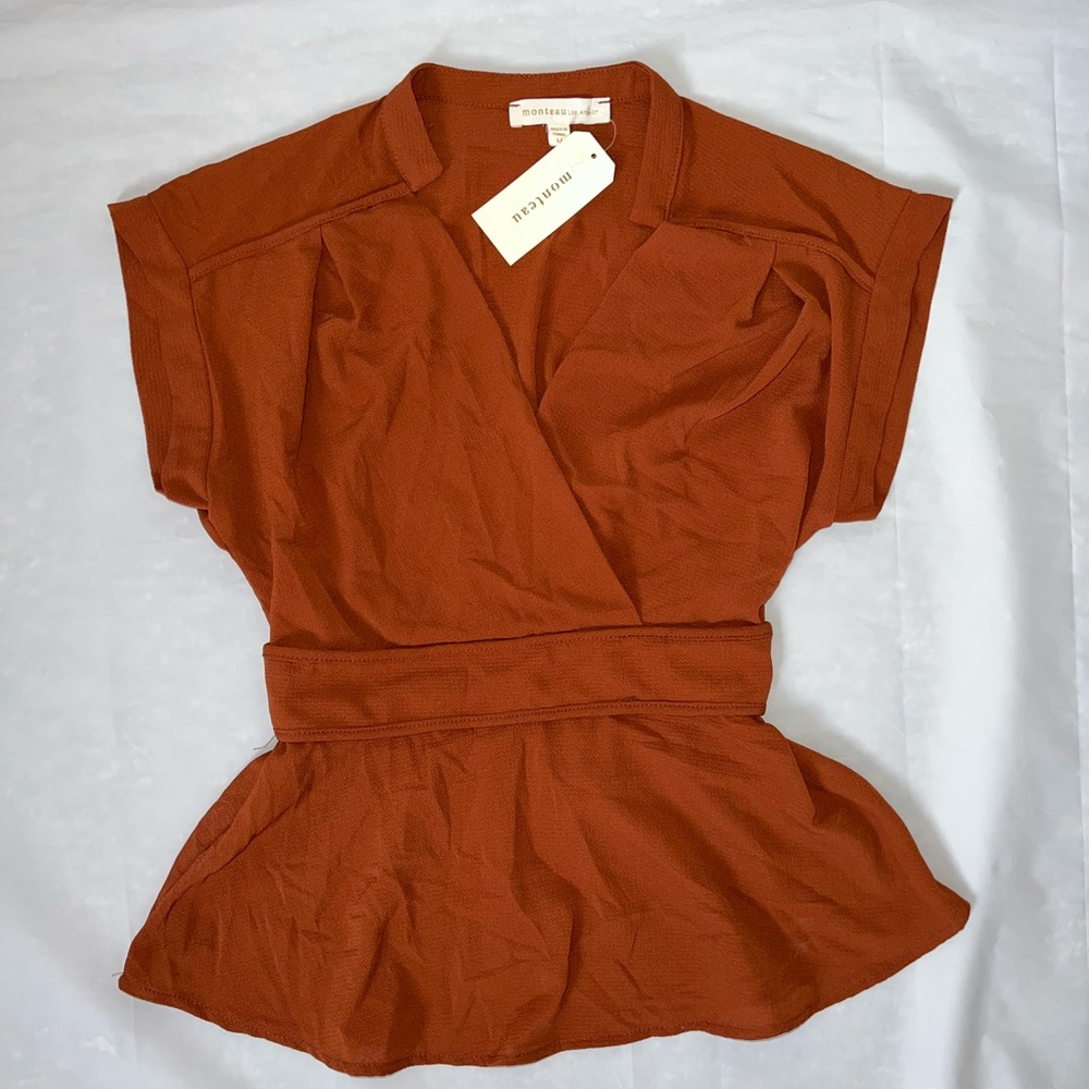Burnt Orange Blouse